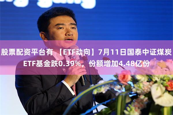 股票配资平台有 【ETF动向】7月11日国泰中证煤炭ETF基金跌0.39%，份额增加4.48亿份