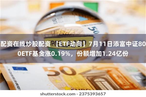 配资在线炒股配资 【ETF动向】7月11日添富中证800ETF基金涨0.19%，份额增加1.24亿份