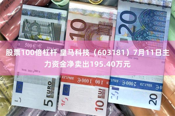 股票100倍杠杆 皇马科技（603181）7月11日主力资金净卖出195.40万元