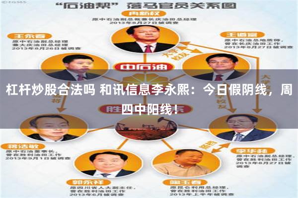 杠杆炒股合法吗 和讯信息李永熙：今日假阴线，周四中阳线！