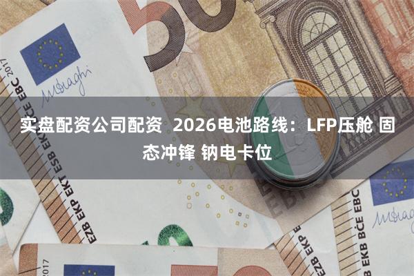 实盘配资公司配资  2026电池路线：LFP压舱 固态冲锋 钠电卡位