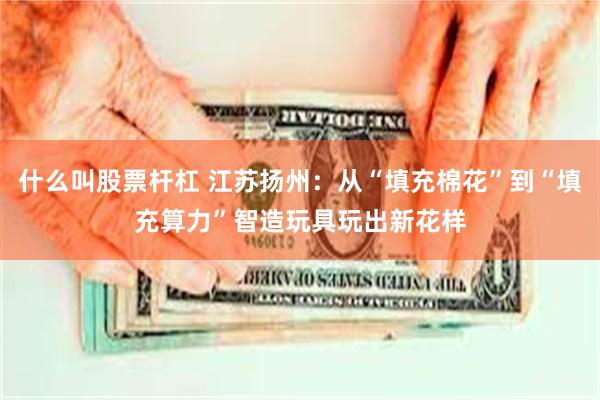 什么叫股票杆杠 江苏扬州：从“填充棉花”到“填充算力”智造玩具玩出新花样