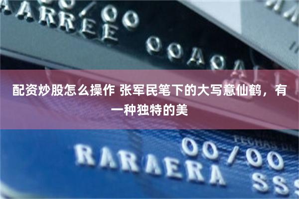 配资炒股怎么操作 张军民笔下的大写意仙鹤，有一种独特的美